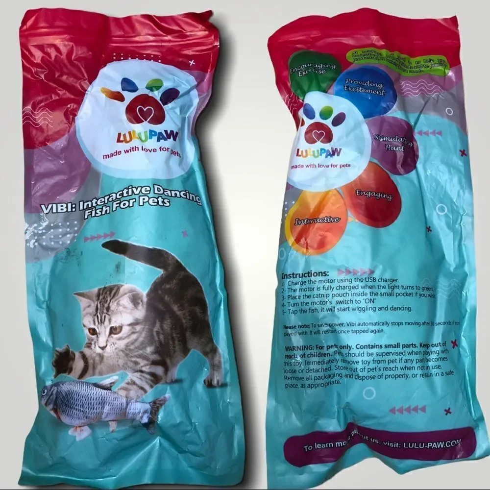 LULUPAW VIBI: Interactive Dancing Fish For Cats